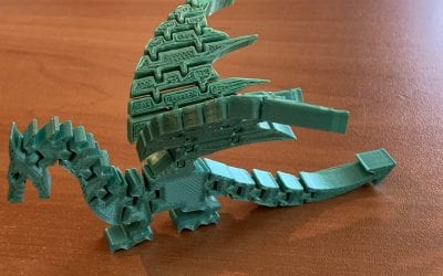 Two Winged 3D Dragon